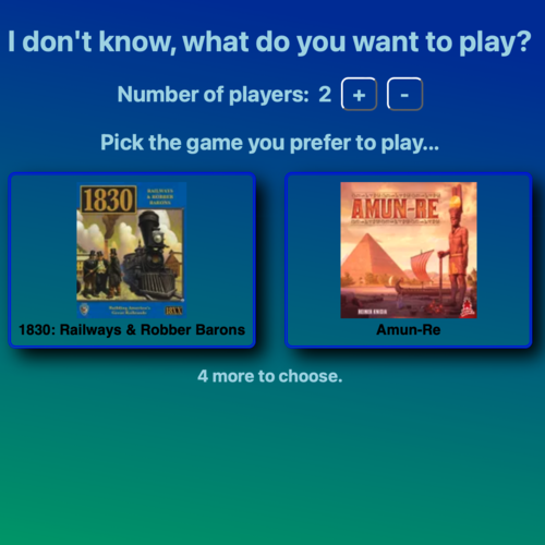 What To Play